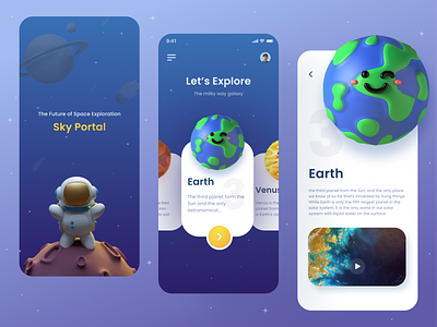 Explore Solar System - Sky Portal App