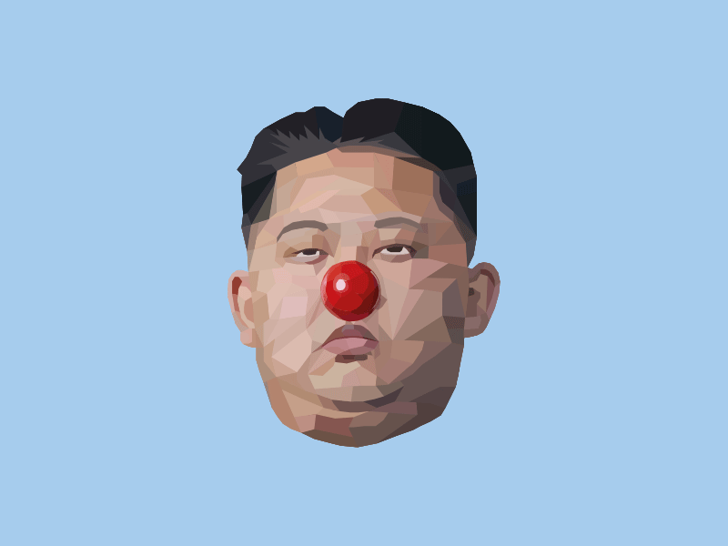 Supreme-ish Leader design fmp logo north korea portrait sticker