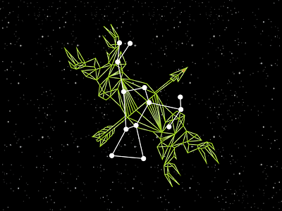 Orion Constellation abstract constellation illustration line art orion space stars vector