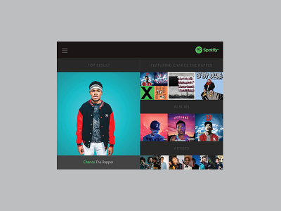 Spotify Concept application brand clean concept design music spotify ui uidesign user interface ux ux design