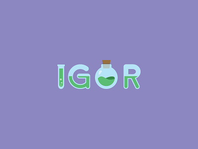 IGOR Logo branding colourful design flat identity igor lab assistant logo logotype