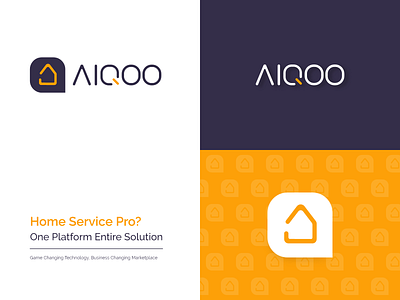 AIQOO Logo graphic graphic design graphicdesign illustration illustrator logo logo design logodesign mobile orange purple ui ui ux ui design uidesign user experience user interface design userinterface yellow