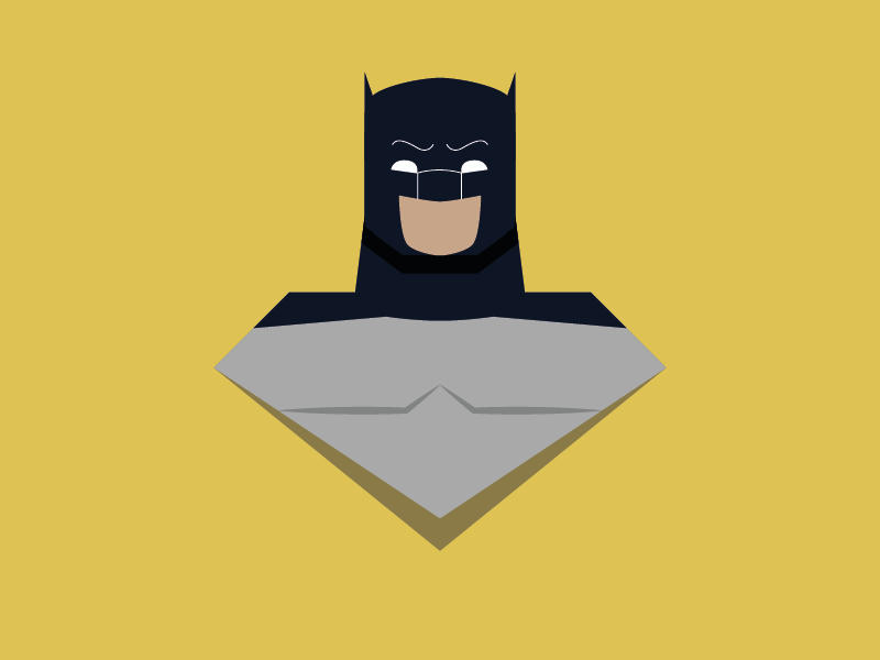 Super icon head - Batman by Brett Elvidge on Dribbble