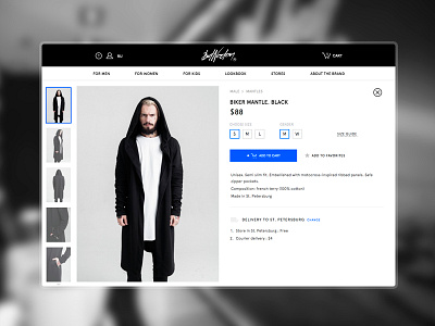 Online Store Bat Norton design online shop store ui ux web