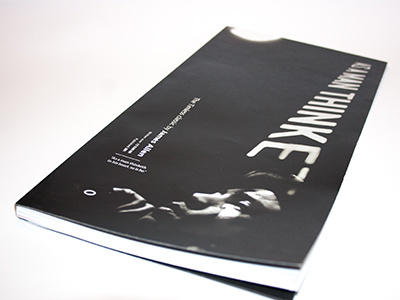 Book cover and inside pages book cover perfect bound spread type experimentation typography