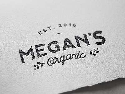 Organic food business branding project branding established hipster leaves logo organic seal