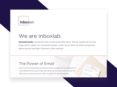 Inboxlab email homepage inboxlab website