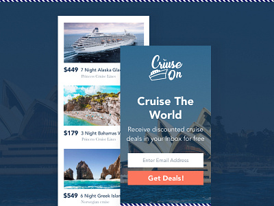 Cruise On Website Mobile Design design homepage identity logo mobile