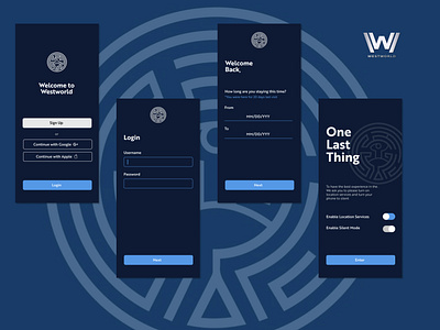 Westworld App Concept