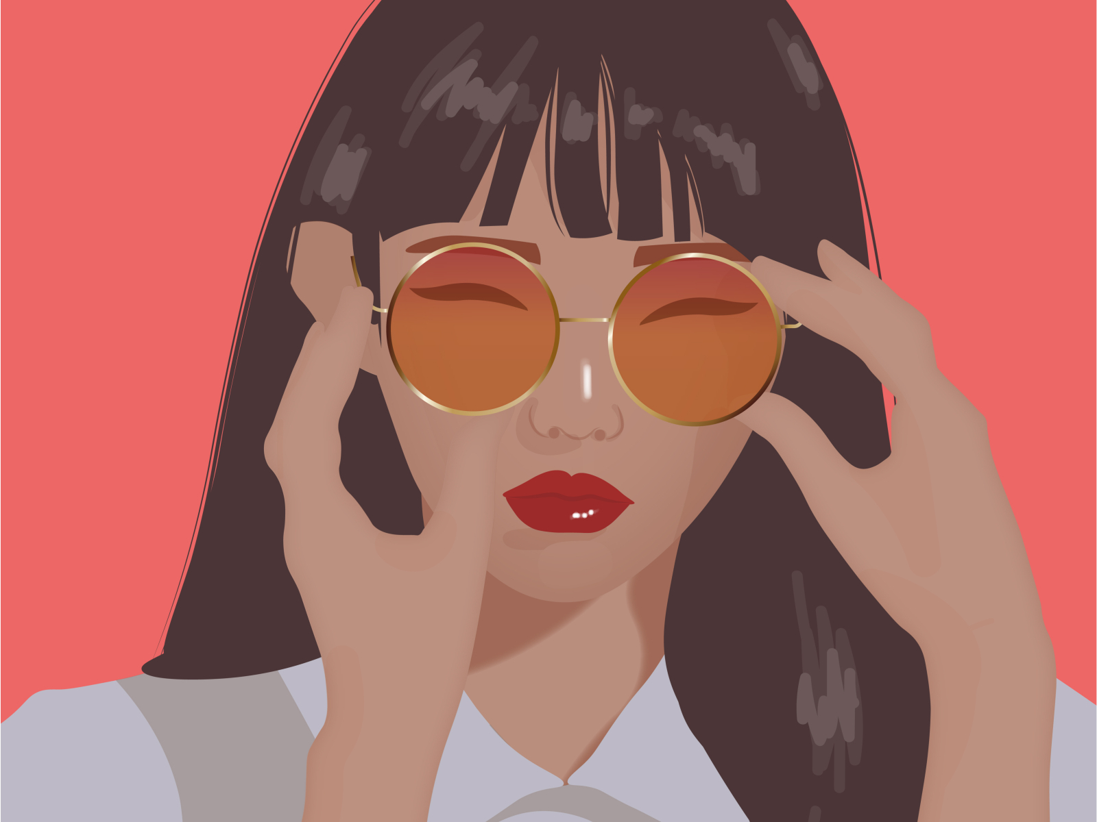 circle-glasses-by-angeli-y-nez-on-dribbble