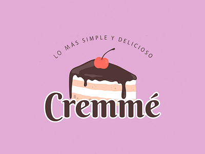 Cremmé logotipe branding design digital diseño illustration ilustración logo typography