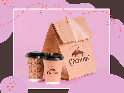 Cremmé-packaging branding design digital diseño logo packaging typography