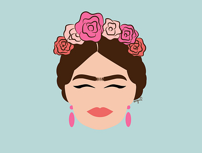 Frida Kahlo diseño frida fridakahlo ilustración inspiration logo