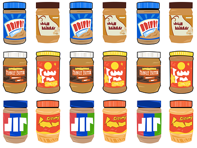 Peanut Butter Lover illustration peanut butter