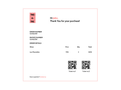 daily ui 017 [ email receipt ]