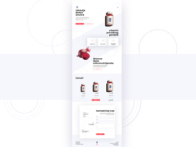 vitaminnata art branding design graphic design icon minimal one page design one page product one pager product ui ux web website