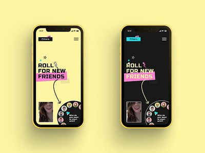 Carousel for bright peoples branding design graphic design mobile app ui