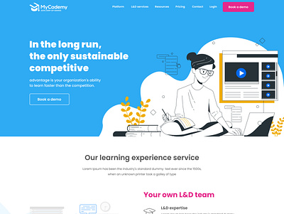 landing page