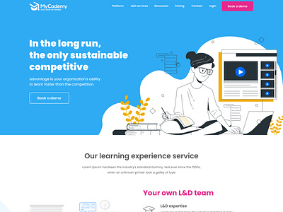 landing page