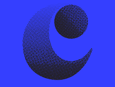 Curvy 36daysoftype 36daysoftype07 blue design font design halftone identity lettering logo texture typography vector