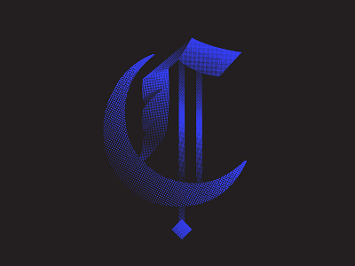 Good Charlotte Vibes 36daysoftype 36daysoftype07 blackletter blue branding font design identity lettering logo design texture typography vector