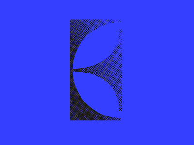 E 36 days of type 36 days of type lettering 36daysoftype 36daysoftype07 black blue branding halftone halftone texture icon icon design lettering lettermark logo logodesign texture typography