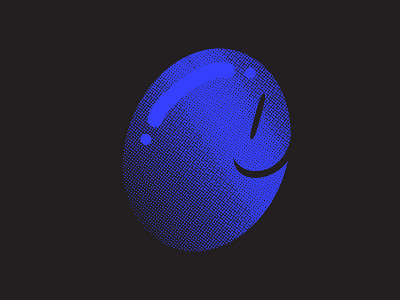 Humpty Dumpty is that you? 36days adobe 36daysoftype 36daysoftype07 70s blue halftone halftone texture icon icon design lettering lettering logo logo logo design shine texture typography