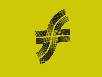 Could be a logo 36 days of type 36 days of type lettering 36daysoftype 36daysoftype07 bevel branding halftone icon icon design identity identity design inline lettering logo logo design logodesign modern texture thick lines typography