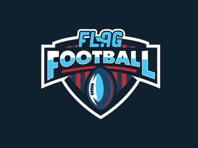Flag Football Logo by Todd Fooshée - Dribbble