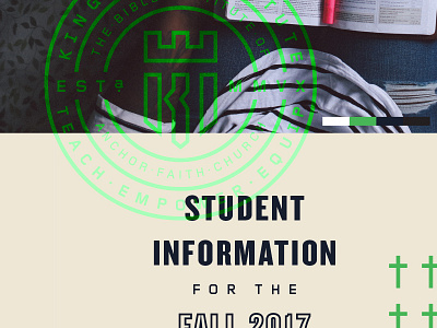 Student Info Brochure