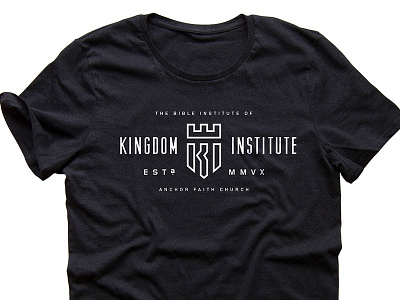 Kingdom Institute - Shirt apparel blackletter branding graphic design identity print design shirt t shirt typography