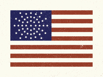 The New 51 american flag dirty grunge illustration illustrator merica