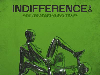 INDIFFERENCE ◾ 3d blender design graphic design render
