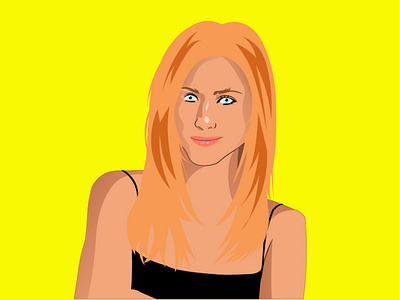 rachel green vector art/illustration art artwork digitalart graphic design graphicdesign illustration illustrator vector illustration vectorart