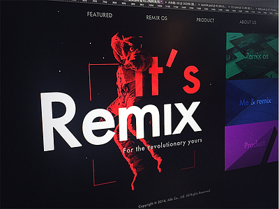 web astronaut design product red remix ui web