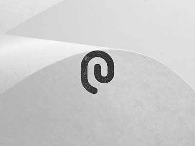 Logo Desgin black branding clip graphic icon logo paper texture