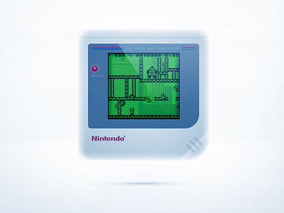 Game Boy boy bubble design game icon kingkong light mario nintendo plastic