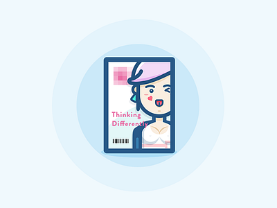 Magazine beauty character color heart icon illustration ios iphone picture strokes ui vector