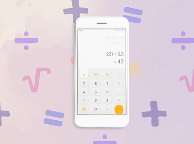 Calculator calculator daily ui dailyui004 xd