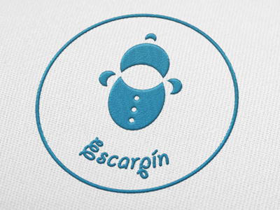 Logo Escarpín Boy baby blue bluelogo boy brand branding cyan design dribbble dribble logo logodesign