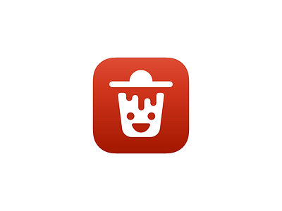 Optimistic Trash Bin App Icon