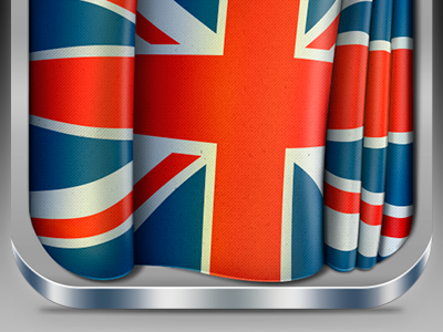 British Flag App Icon alphabit app app icon britain british design flag graphic design ios ipad iphone mobile wacom