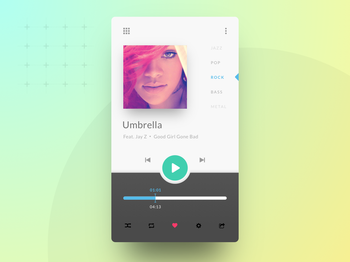 Player in c текст. Music Player Design. Recucledview Modern Android.