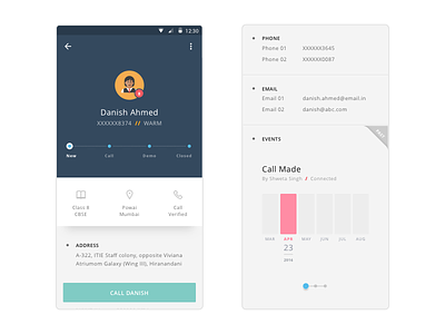 User Info Screen - Mobile android app ios mobile profile stats toppr ui user user info user profile ux