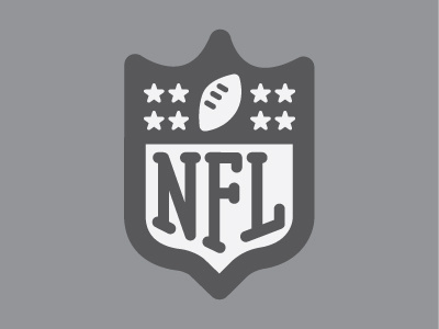 NFL FAT badge crest football logo nfl stars