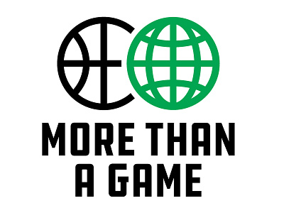 More Than A Game logo ball basketball globe logo nbpa south africa world