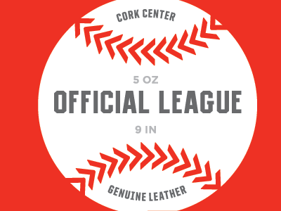 Baseball ball league official