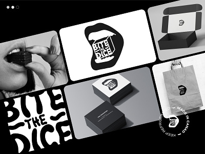 Bite The Dice Truffles branding design graphic design illustration logo typography vector