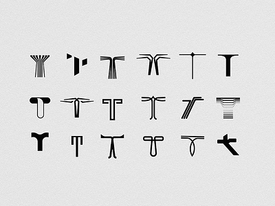 Drawing "T" artdesign artdirection brand design brand identity branding design logo typography vector