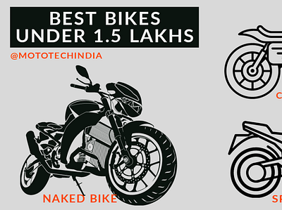 Top Best Bikes Under 1 5 lakh automobile automobiles automotive automotive design bikes cars digital art infographics vector art vector illustration